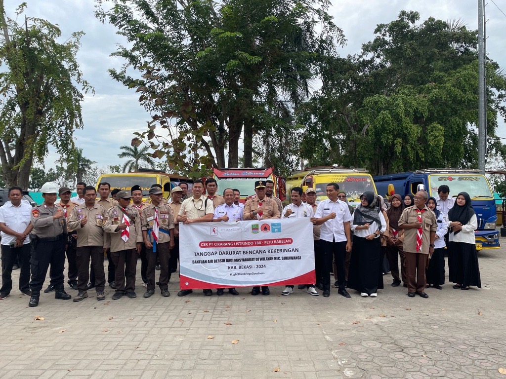 Program CSR Tanggap Bencana Kekeringan di Kec. Sukawangi
