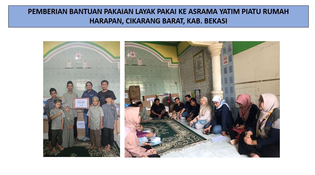 Donasi Pakaian Layak Pakai
