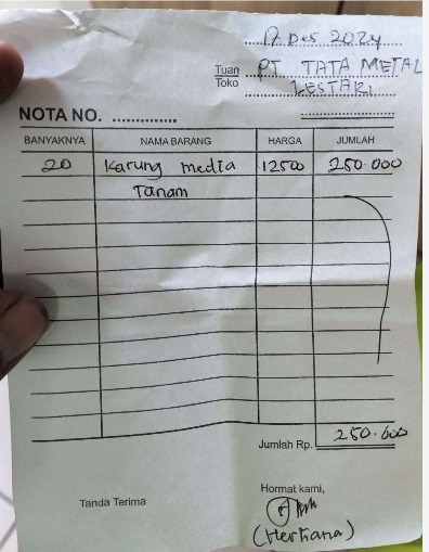 TML - Penyediaan tanaman untuk penghijauan pabrik oleh HERLIANA FLORA