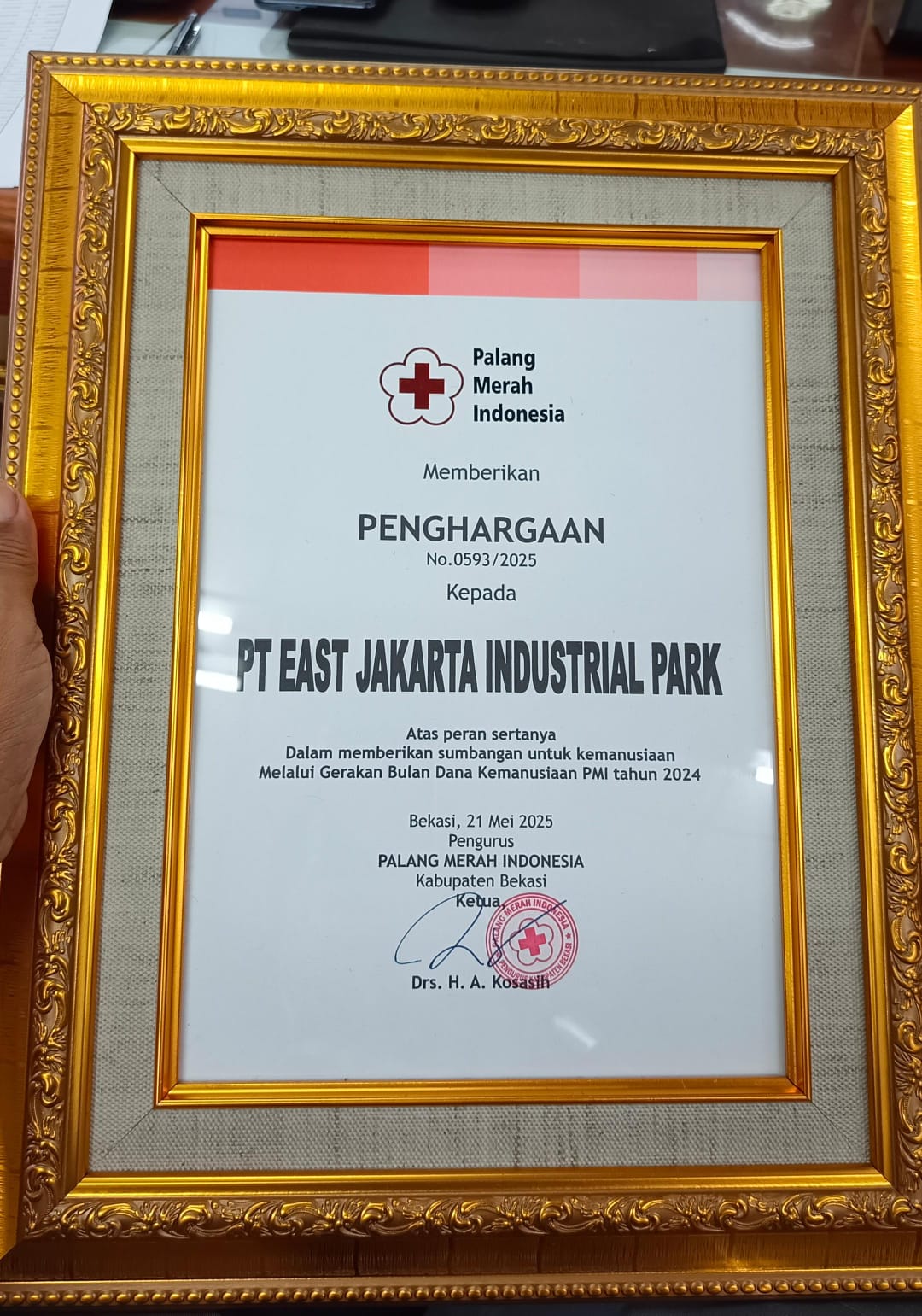 Donasi program Tahunan PMI, Bulan Dana Kemanusiaan peiode tahun 2024