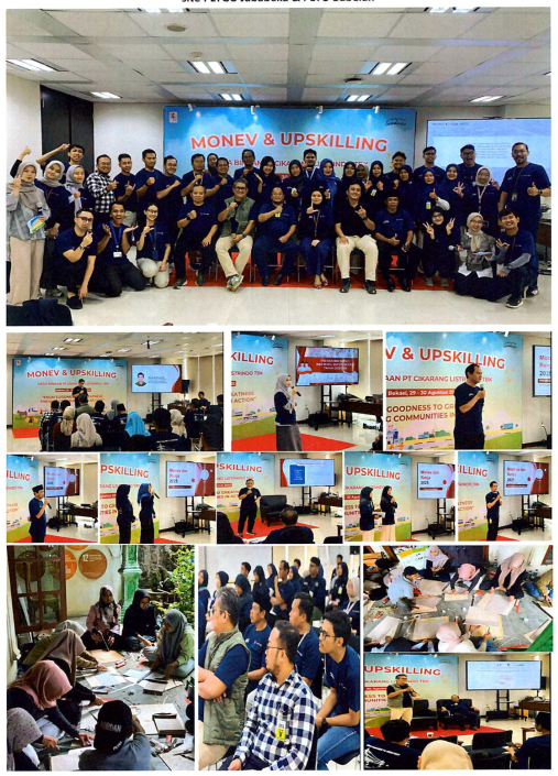 Program Knowledge Sharing Inovasi Pengelolalaan Sampah Kepada Masyarakat Desa Binaan PLTGU PT Cikarang Listrindo Tbk