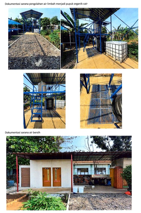 BANTUAN PENINGKATAN INFRASTRUKTUR SARANA AIR BERSIH DAN SARANA PENGOLAHAN LIMBAH IKAN AIR TAWAR DI DESA WANAJAYA