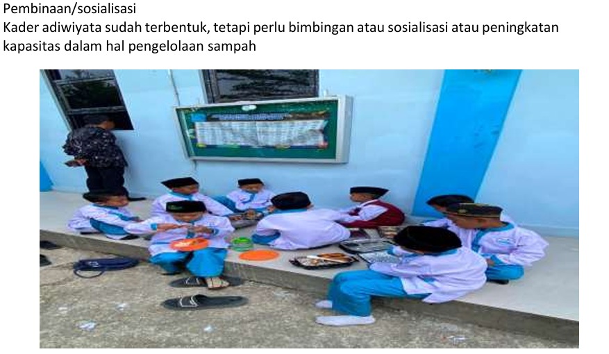 PENGUATAN SEKOLAH BERWAWASAN LINGKUNGAN/ADIWIYATA  SDIT WANFI MUNAR Kecamatan Karang Bahagia